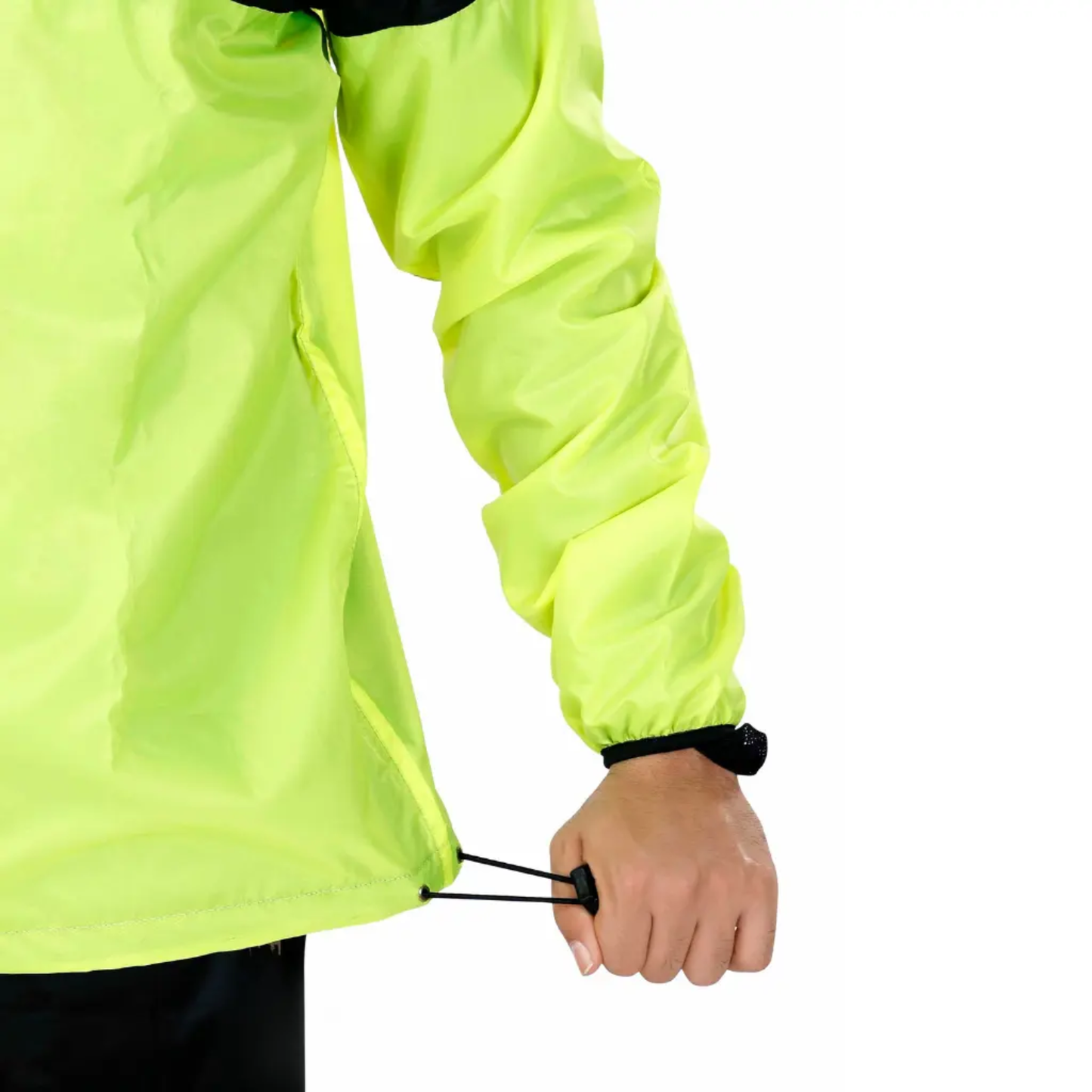Raida Drymax 15K Rain Jacket - Hiviz Black