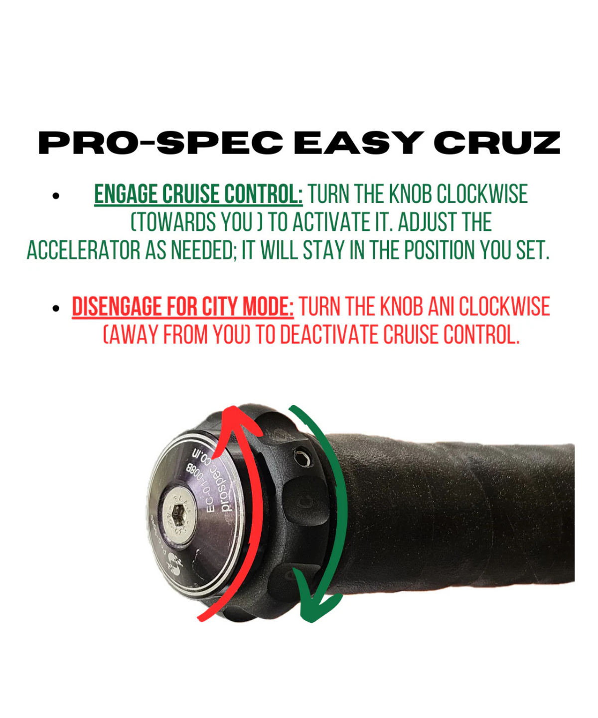 Pro-Spec Easy Cruz - ECZ 032 - Black - Pros-pec
