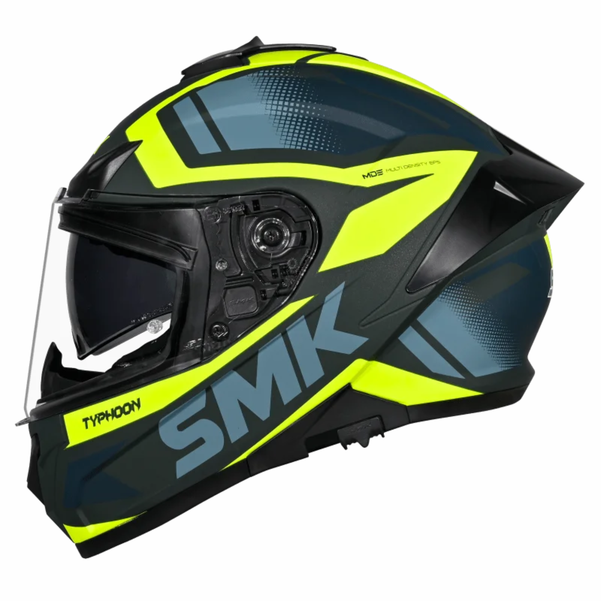 SMK Typhoon Thorn MA848 Green Helmet - SMK
