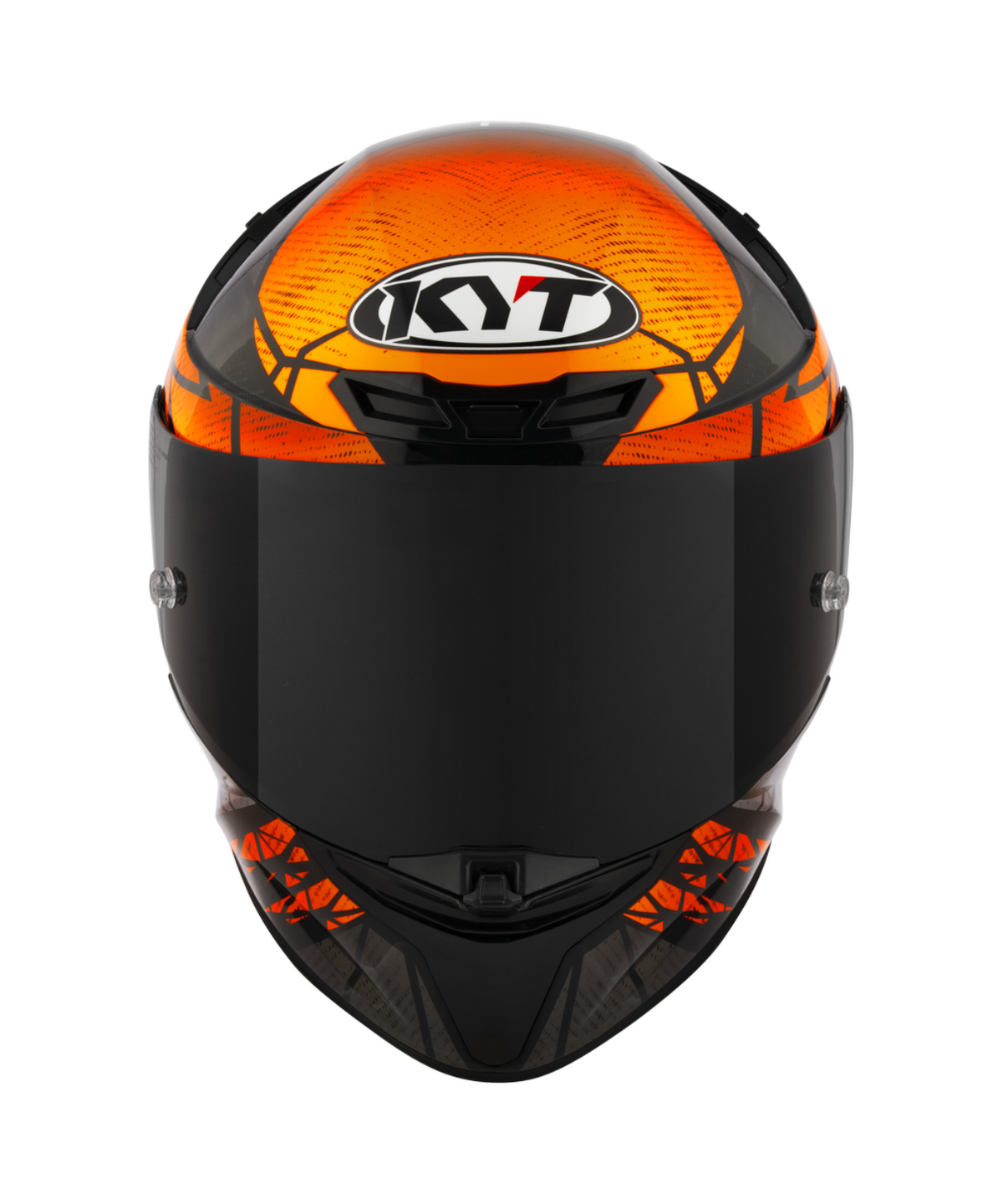 KYT TT-Revo Combustion Helmet - Matt Orange - KYT Helmets