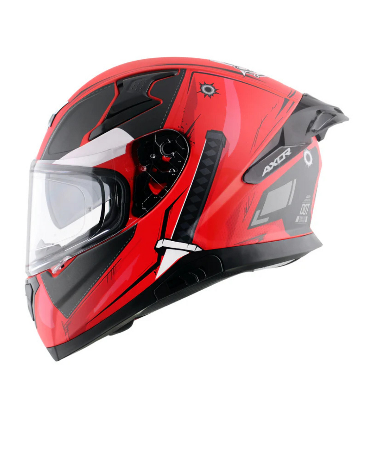 Axor Apex Marvel Deadpool Helmet - Dull Red Black - AXOR