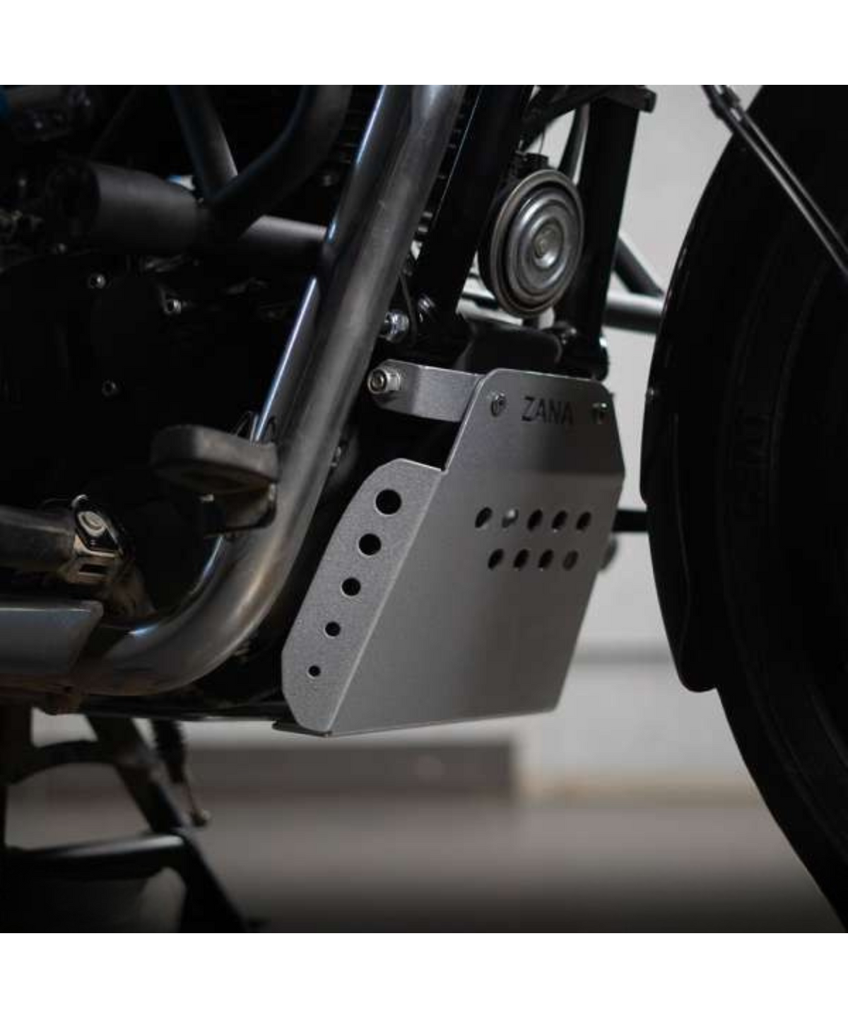 Zana Royal Enfield Meteor 350 / Classic 350 Reborn Bash Plate - Silver - ZI-8282 - Zana