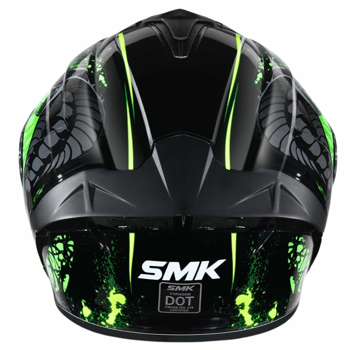 SMK Typhoon Reptile Graphics MA284 Helmet - SMK