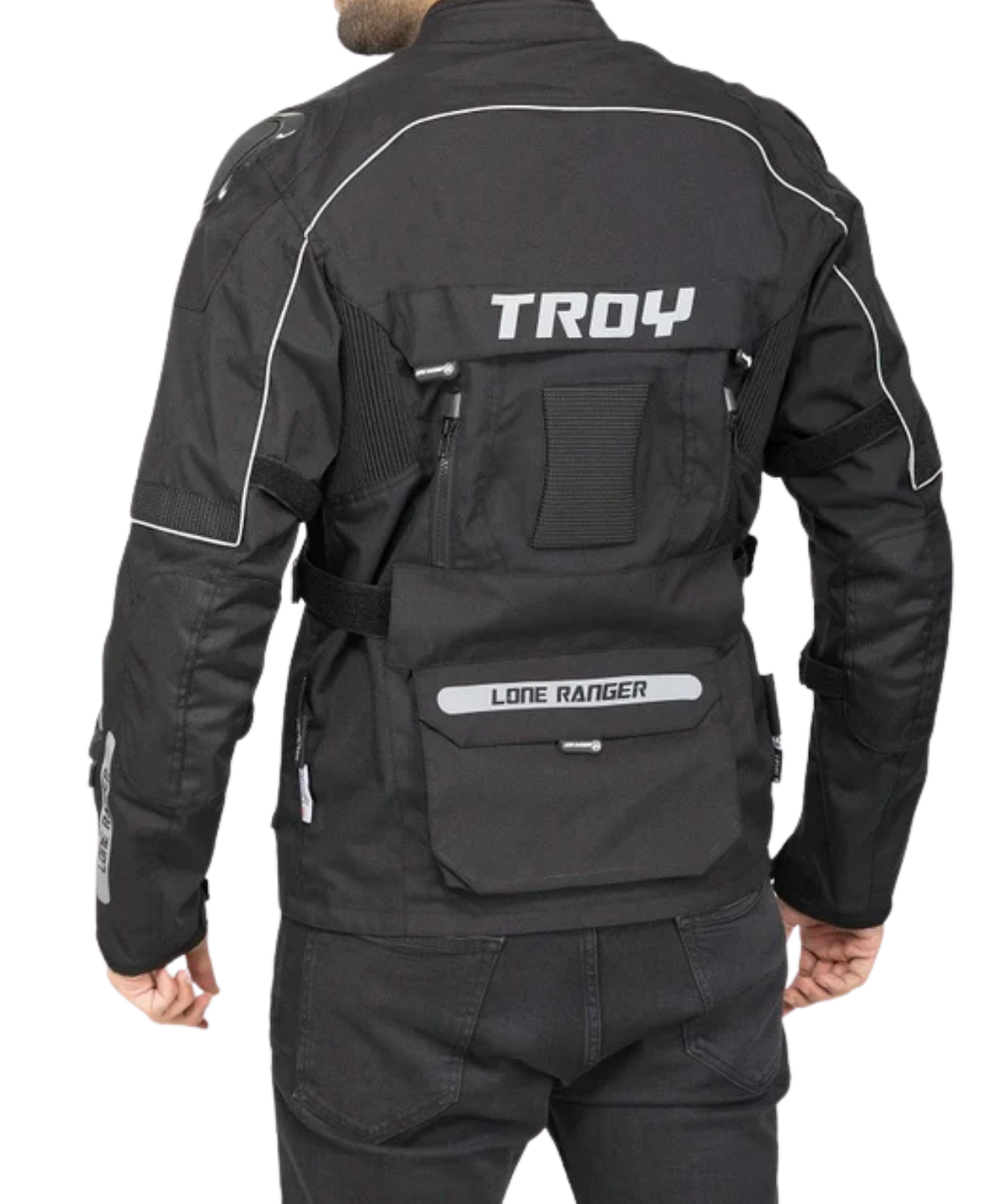 Lone Ranger Troy Touring Riding Jacket - Black - Lone Ranger