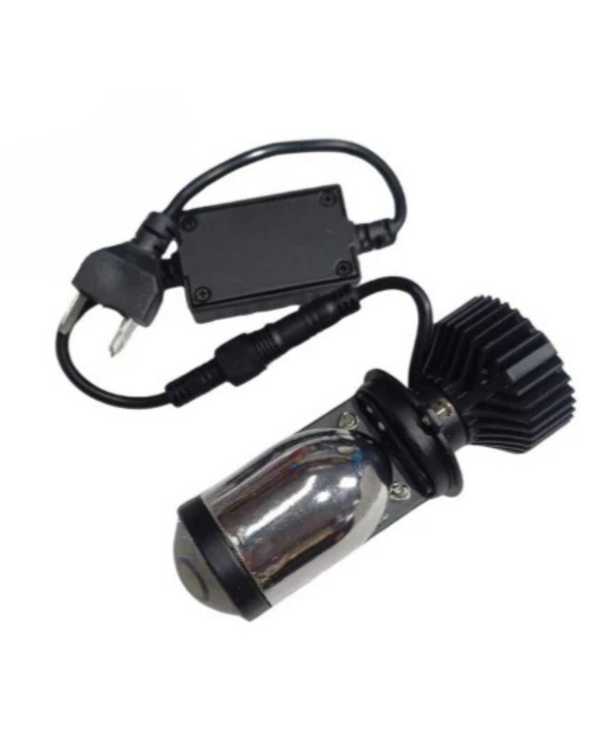 HJG H4 50W Led Y6 Projector Lens White Bulb with Fan - Set of 1 - HJG