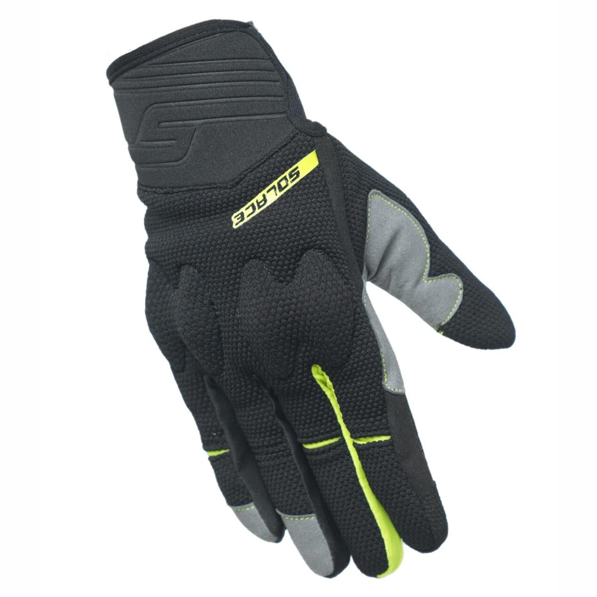 Solace X-Pro Motorcycle Riding Gloves - Neon