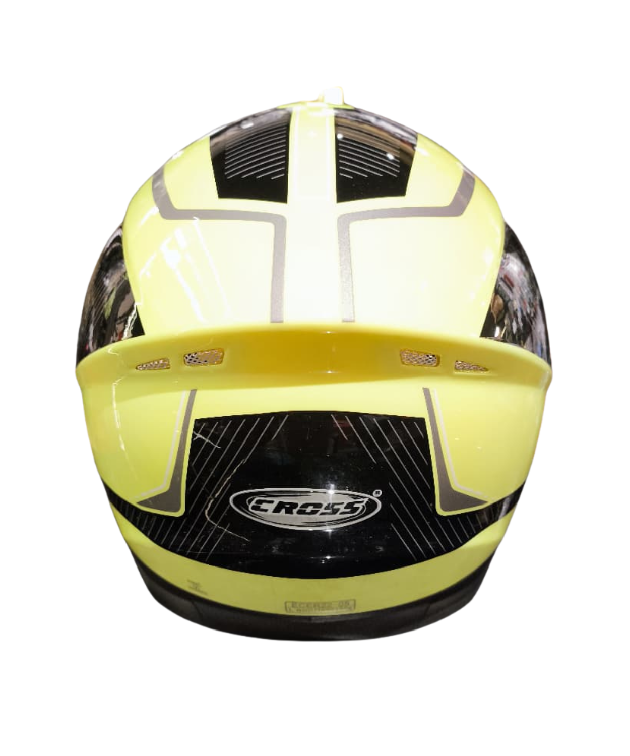 Cross Scorpion Full Face Helmet - Gloss Green Grey