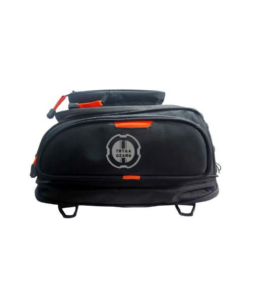 Tryka Gears Ride Mate 2.0 (25 Ltrs) Tank Bag - Black Orange