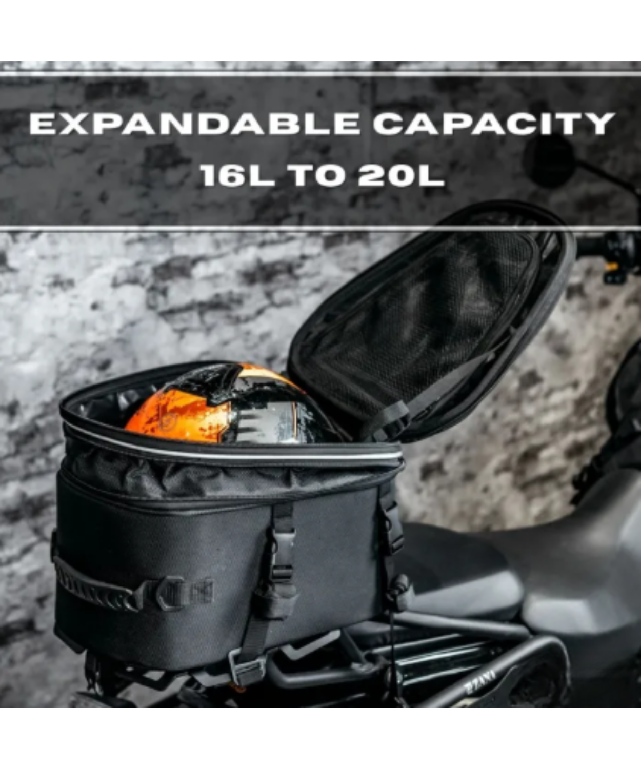 Zana Universal Pluto Carbon Hardshell Expandable Tail Bag 20L - ZI-BG-012