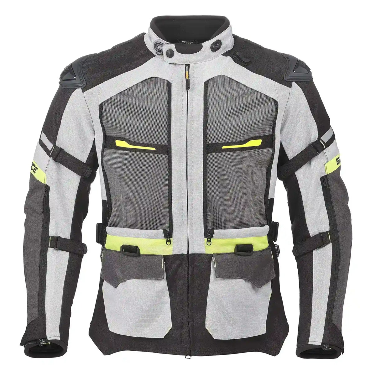 Solace Furious V4.0 Touring Jacket - Grey Black Neon - Solace
