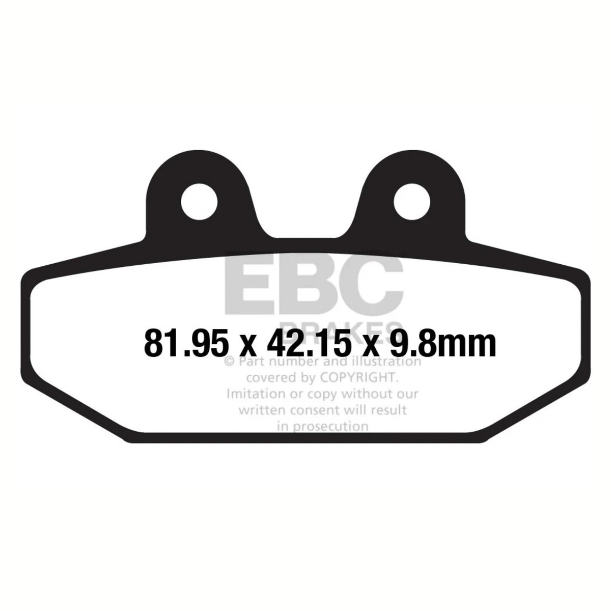 EBC Harley Davidson Softail Fat Bob (2017 Onwards) Fully Sintered Brake Pads - EBC Brakes