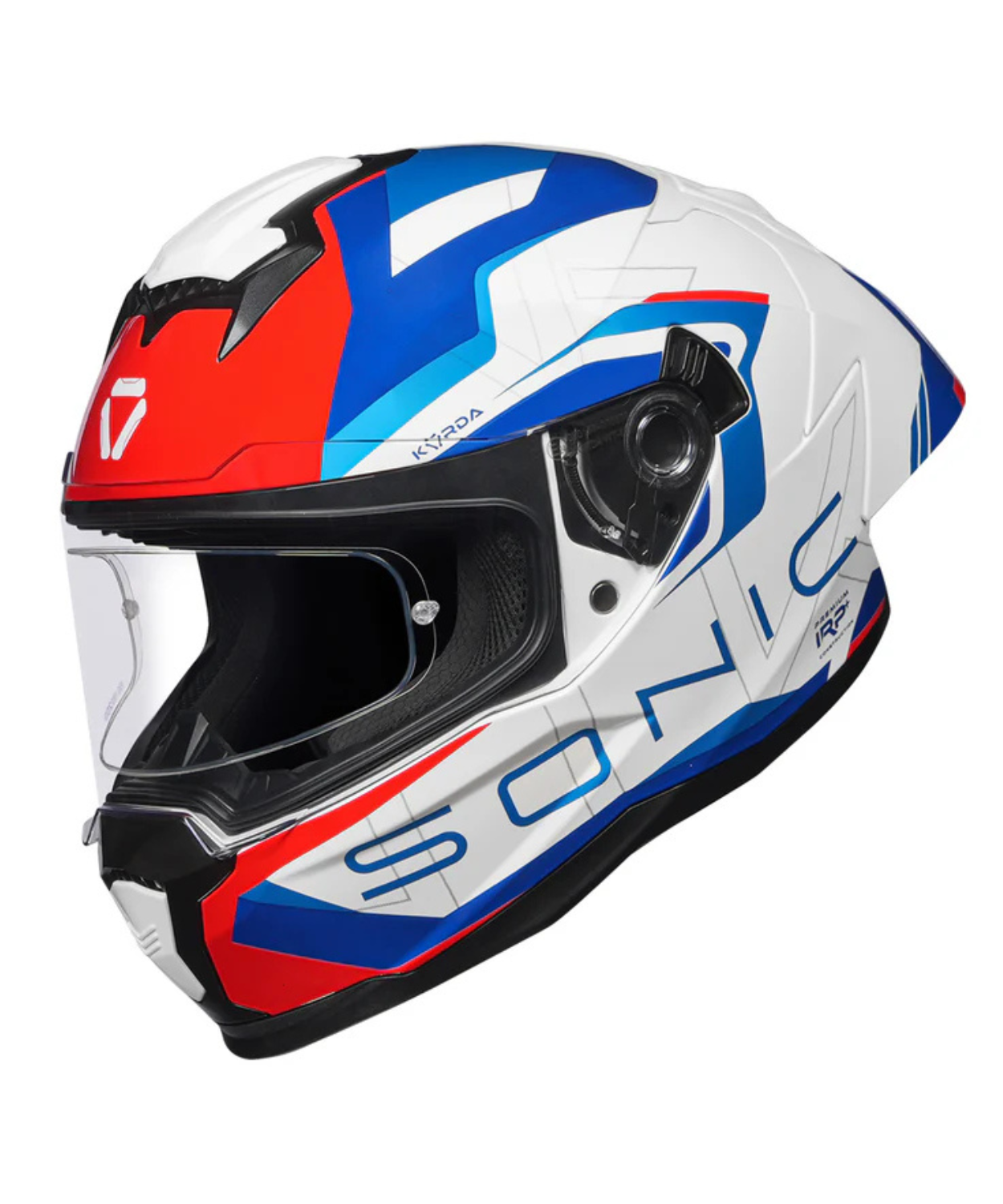 Korda Sonic GP Roadlion Helmet - Gloss Blue Red