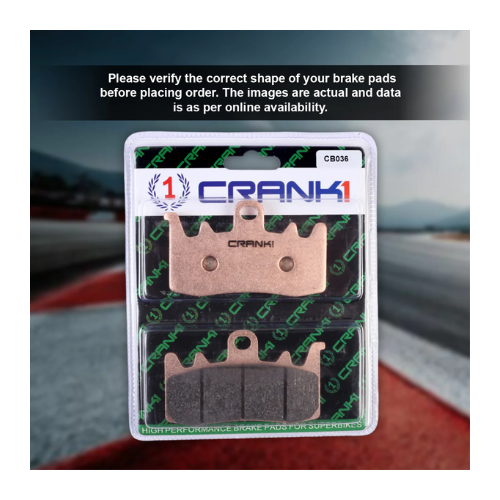 Crank1 Fully Sintered H2 Series Brake Pads for Aprilia Tuono 660 (2020 Onwards)