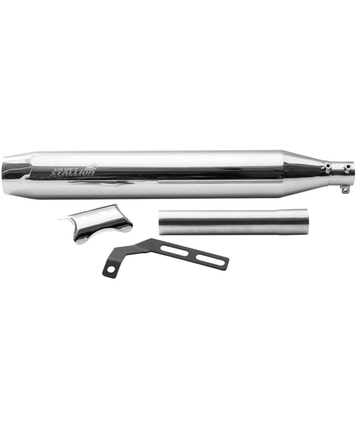 Silver Stallion BSA 650 Gold Star Ranger Performance Exhaust System - Silver