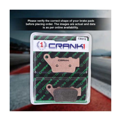 Crank1 Fully Sintered H2 Series Brake Pads for Triumph Street Triple S 765 (2017-2020)