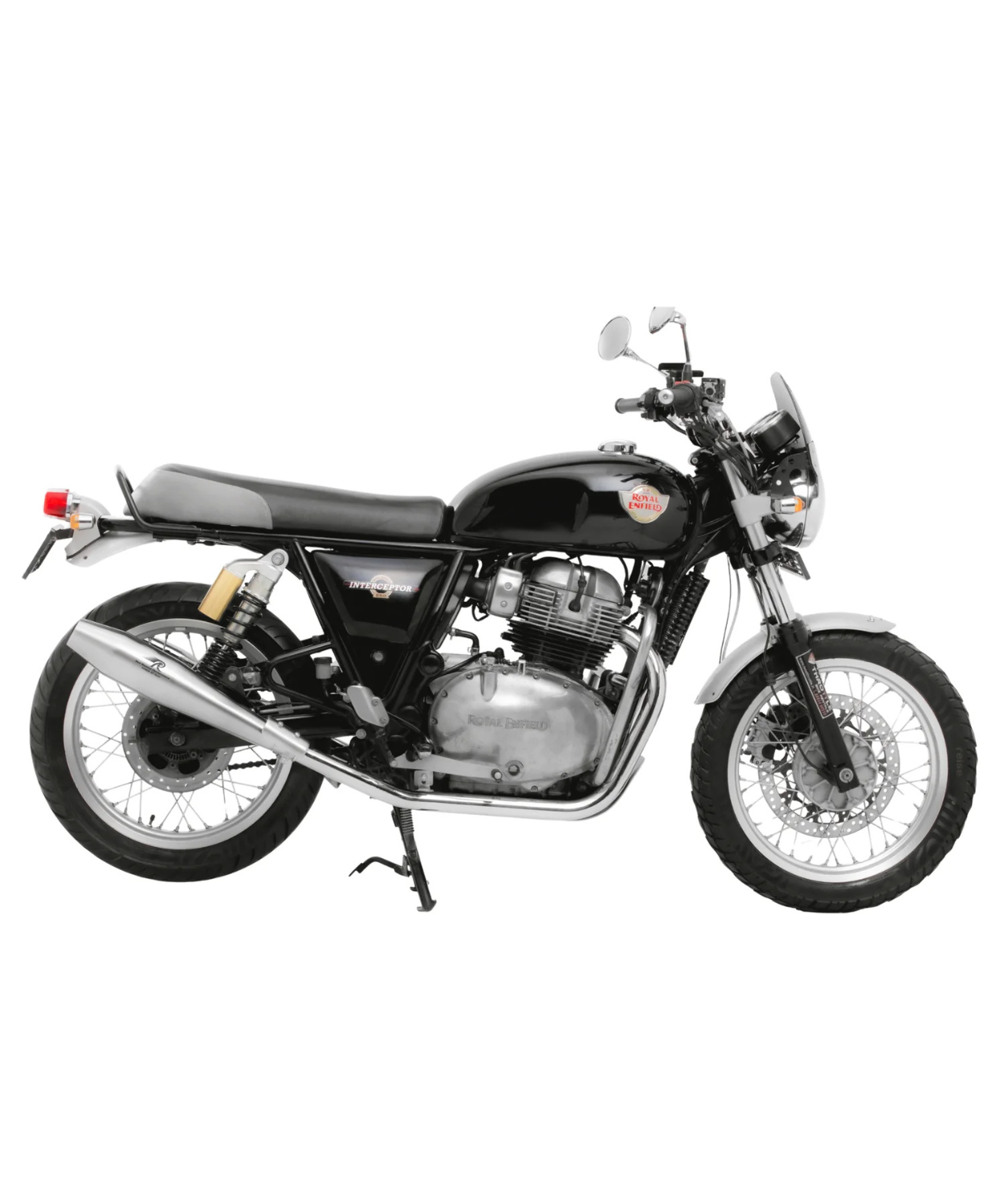 Red Rooster Performance Stellar Exhaust For Royal Enfield Interceptor 650 / GT 650 - Silver Matte