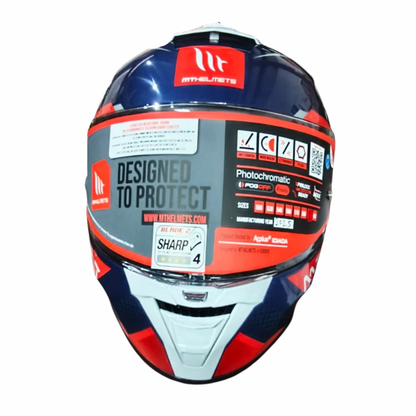 MT Blade 2 SV Rhapsody C5 Helmet - Gloss Blue Red