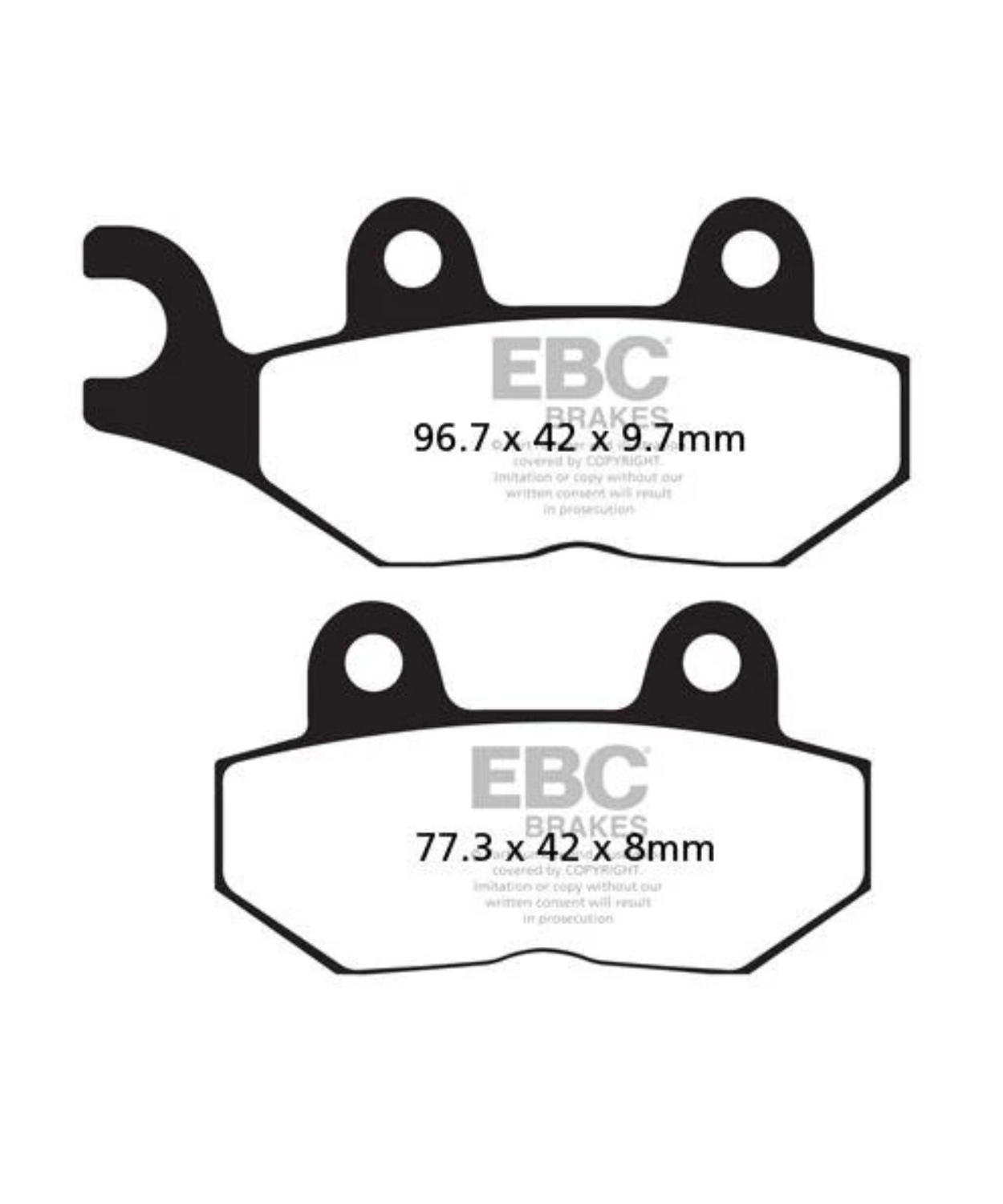 EBC Triumph Street Twin (2016-2017) Fully Sintered Brake Pads