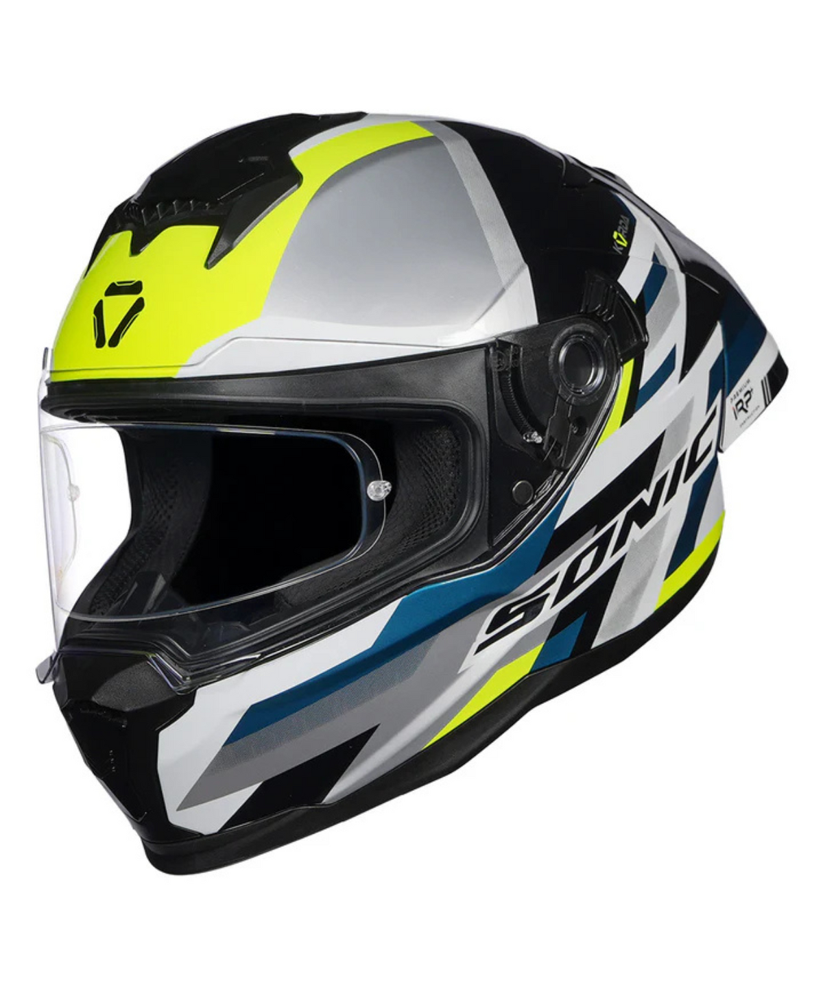 Korda Sonic GP Moze Helmet - Gloss Flourescent Yellow - Korda