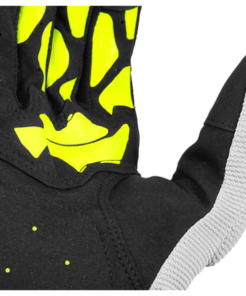 Rynox Ridge Pro Offroad Gloves - Blue Hi-Viz Green