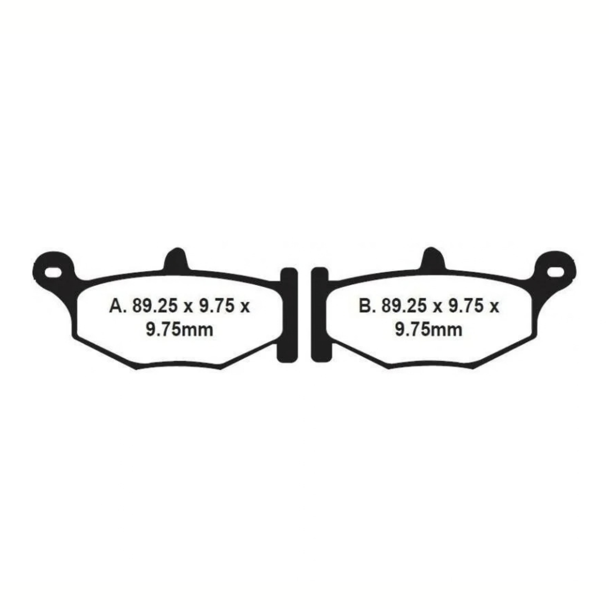 EBC Suzuki Hayabusa (2008-2012) Fully Sintered Brake Pads