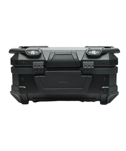 Kolga Bros Aluminium Alloy Carbon Moto Trunk 28L Top Box - Black Yellow - KBMT-05-28