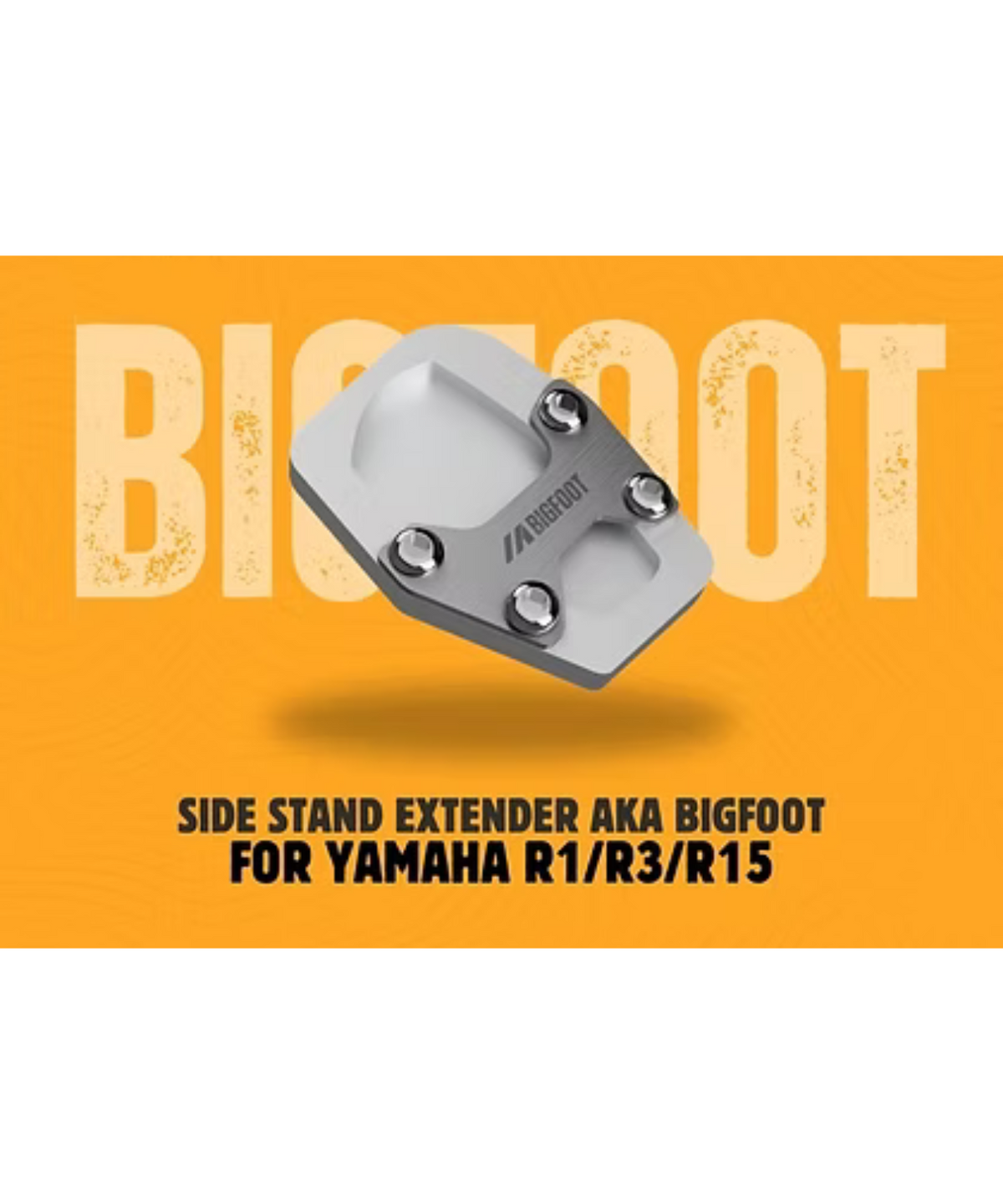 Motoverse Yamaha R3 Factory Customs Bigfoot Shoe Stand Extender - MB-YM-R3 - Motoverse