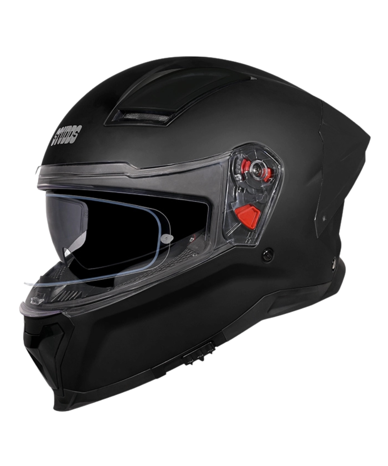 Studds Helios Solid Helmet - Matt Black