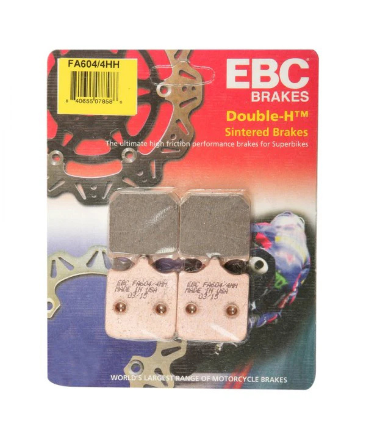 EBC Triumph Speed Triple 1050 Fully Sintered Double H Brake Pads