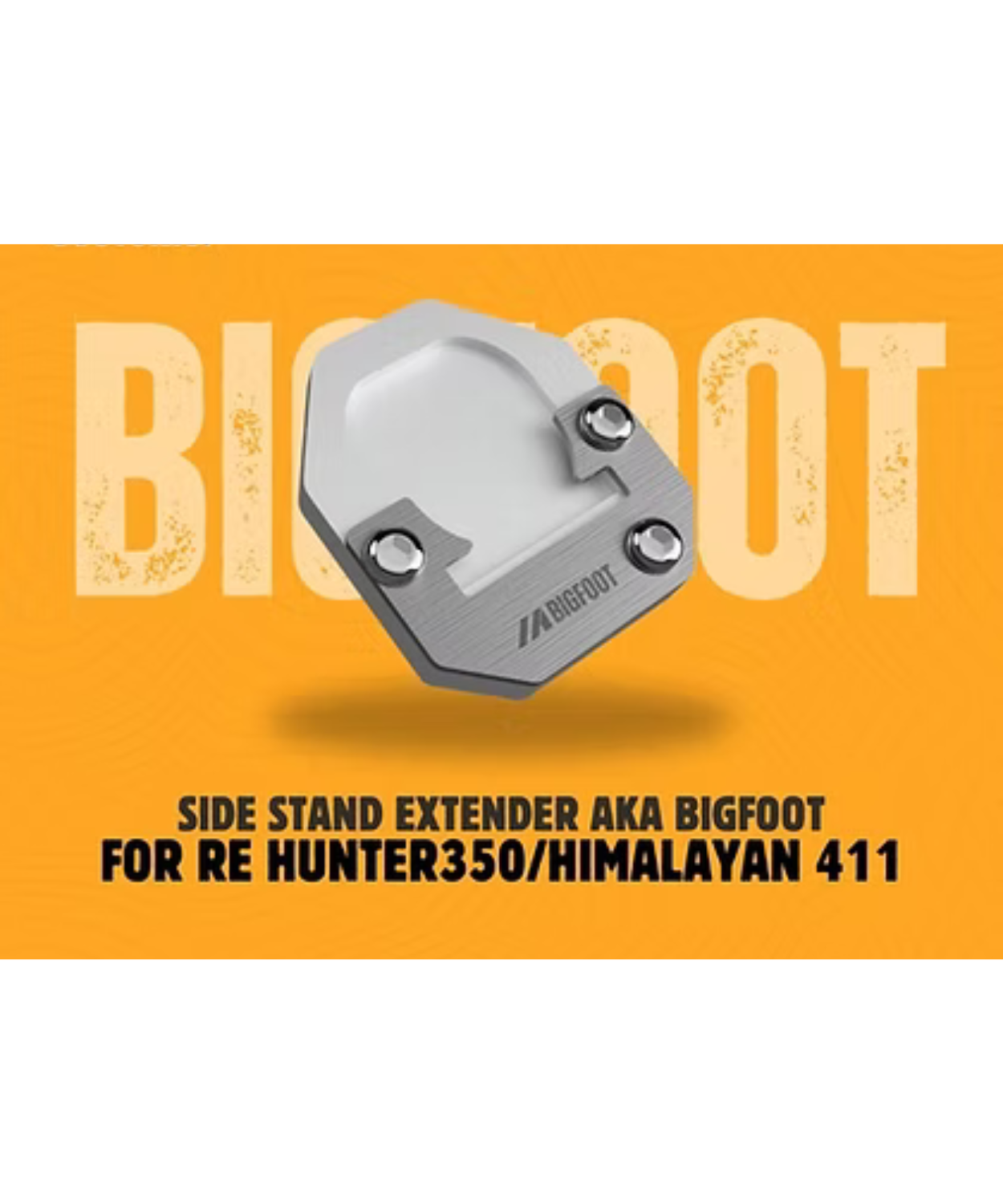 Motoverse Factory Customs Bigfoot Shoe Stand Extender for RE Hunter 350 / Himalayan 411 - MB-RE-BND