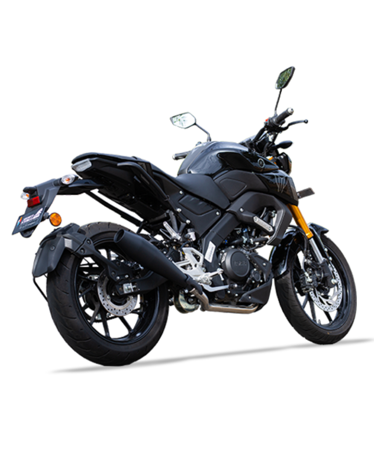 Silver Stallion Yamaha Strom M15 Full System Performace Exhaust - Black Matt