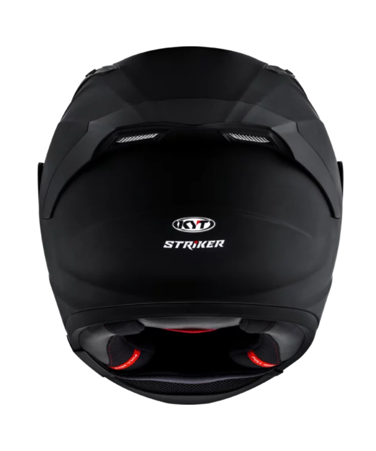 KYT Striker 2V Plain Full Face Helmet - Matt Black