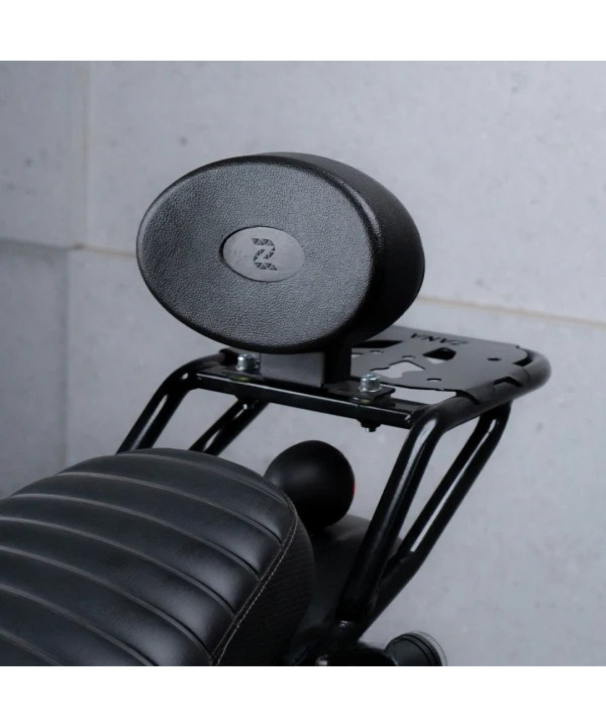 Zana Yezdi Scrambler Top Rack with Plate Black - ZI-8180 - Zana