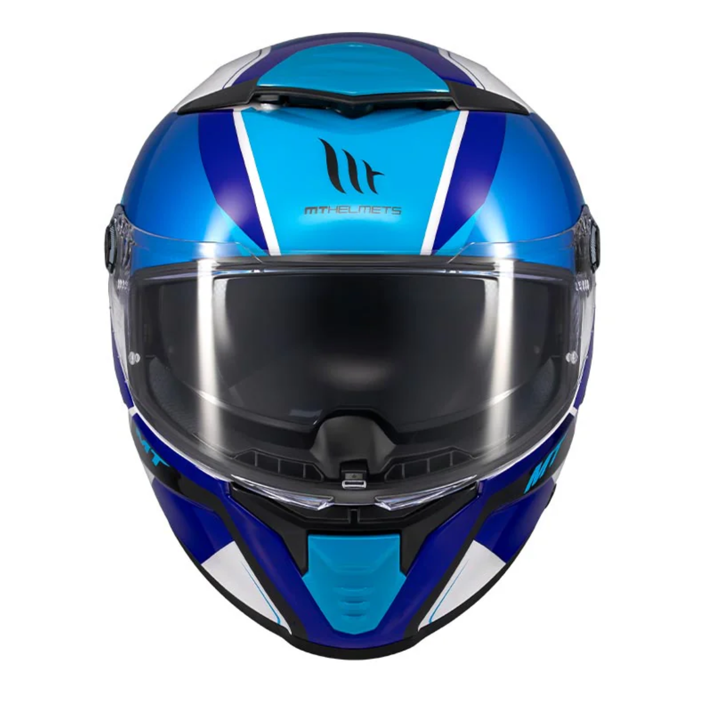MT Thunder 4 SV Freeway A17 Helmet - Gloss Blue White