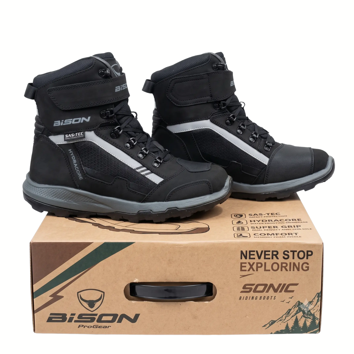 Bison ProGear Sonic Riding Boots - Black