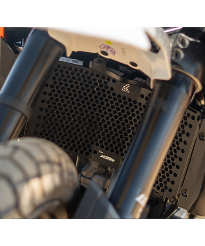 Zana Radiator Gurad Honeycomb Black for KTM ADV 390 2025 - ZI-8566