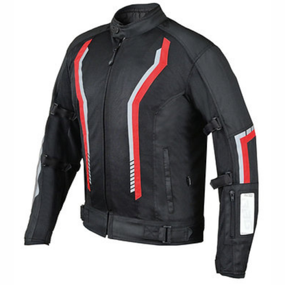 BBG Xplorer Riding Jacket with Rain Liner - Red