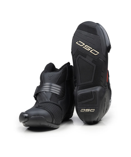 DSG GP-1 Riding Boots - Black Red
