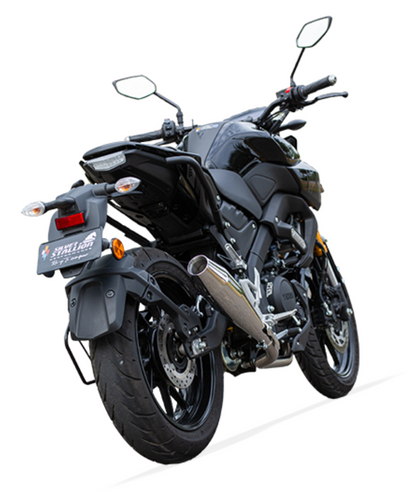 Silver Stallion Yamaha Strom M15 Full System Performace Exhaust - Silver