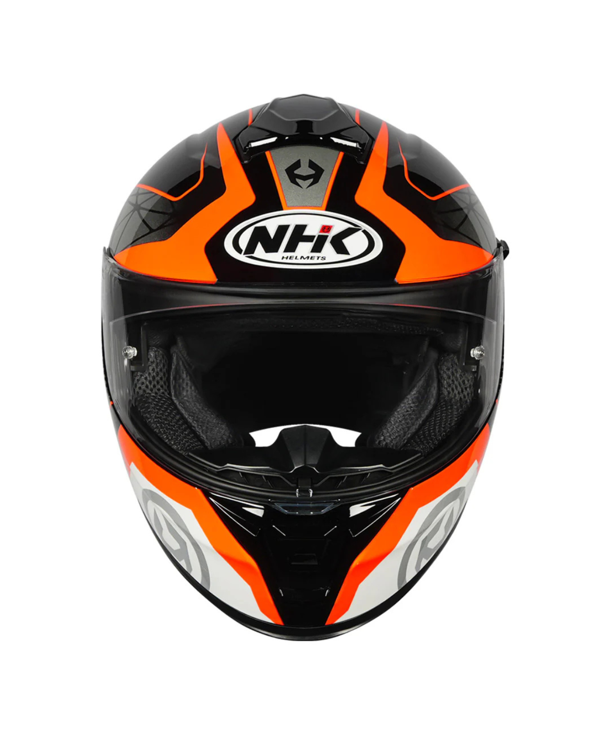 NHK K5R Commutrack Helmet - Black Orange