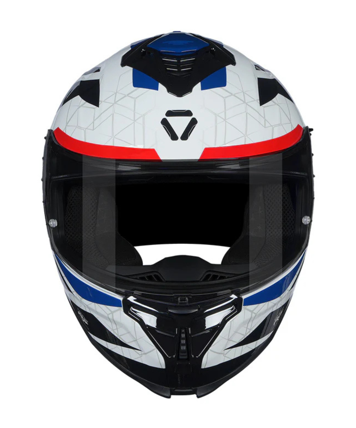Korda Shockwave Evoque Helmet - Gloss White Red Blue