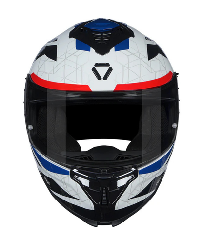 Korda Shockwave Evoque Helmet - Gloss White Red Blue