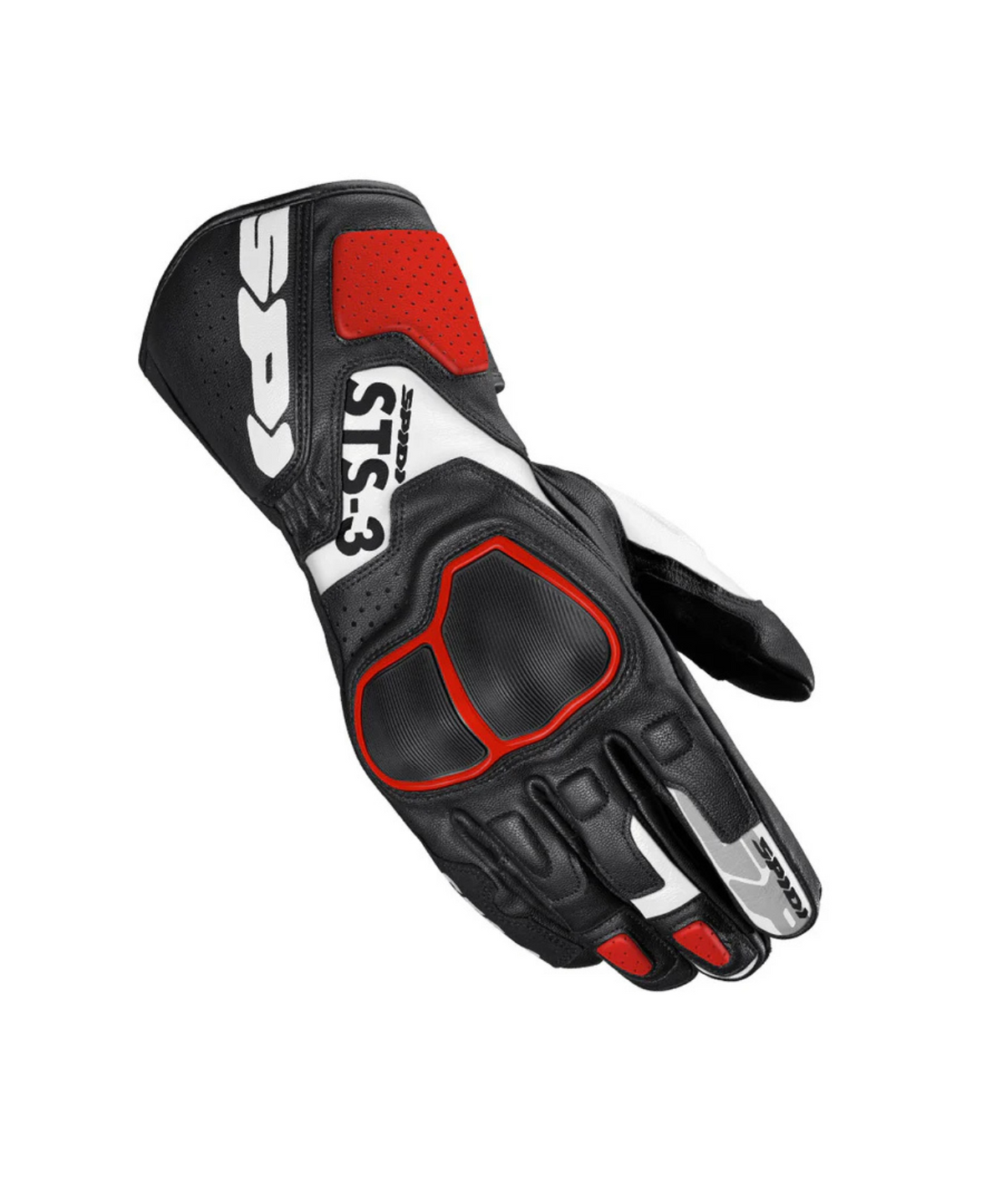 Spidi STS 3 Riding Gloves - Black Red - Spidi
