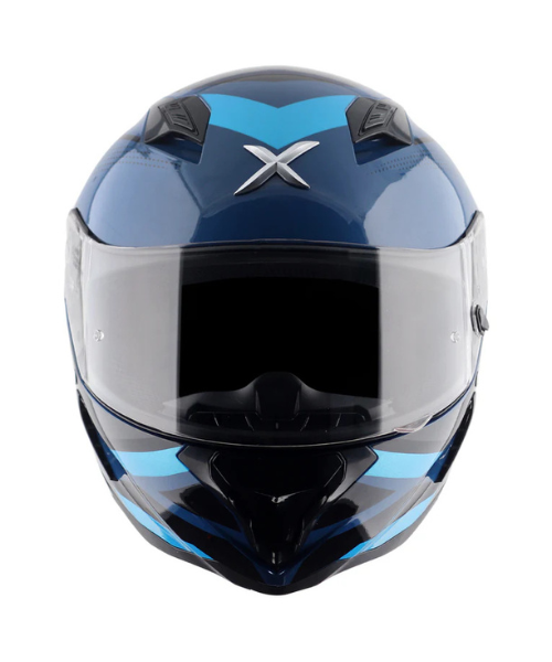 Axor Hunter Cornet Helmet - Gloss Dark Blue Black