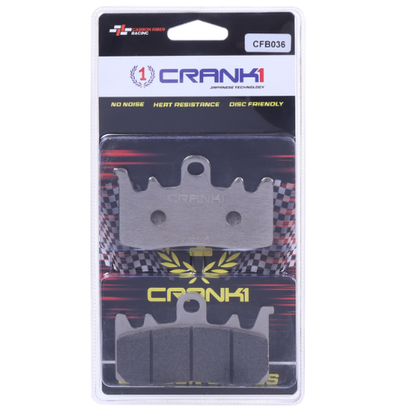 Crank1 Carbon Brake Pads for Ducati MultiStrada 950 (2017 Onwards)