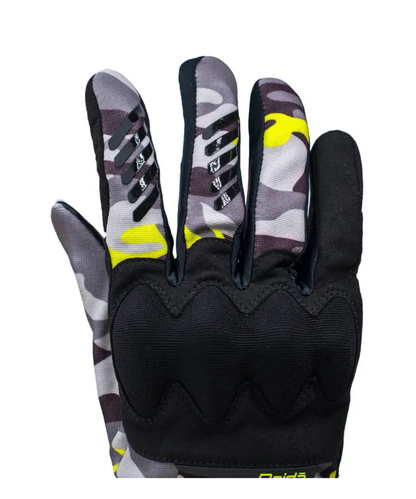 Raida Trailcraft Off Road Riding Gloves - Camo Hi-viz