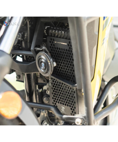 Zana Radiator Guard Honeycomb Black Aluminium For V Strom 250 - ZI-8229