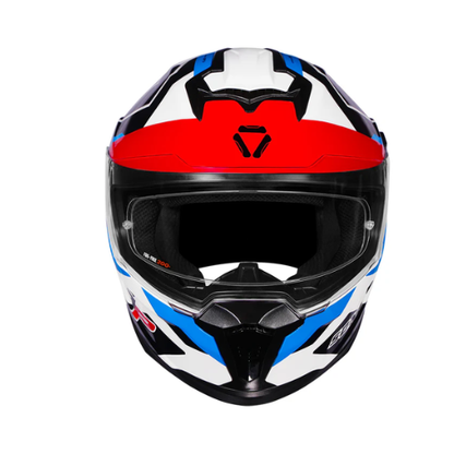 Korda Sonic GP Flash Helmet - White Red Blue