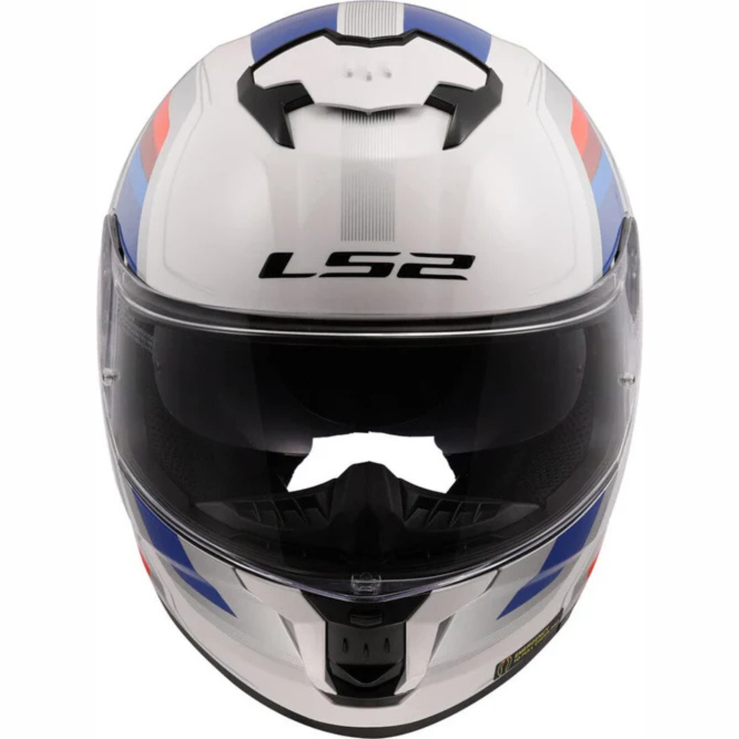 LS2 FF320 Stream II Vintage Helmet - White Blue Red