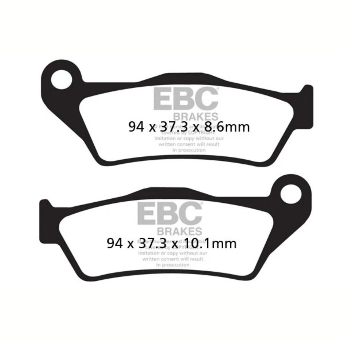 EBC BMW S1000 XR (2018-2019) Fully Sintered Brake Pads